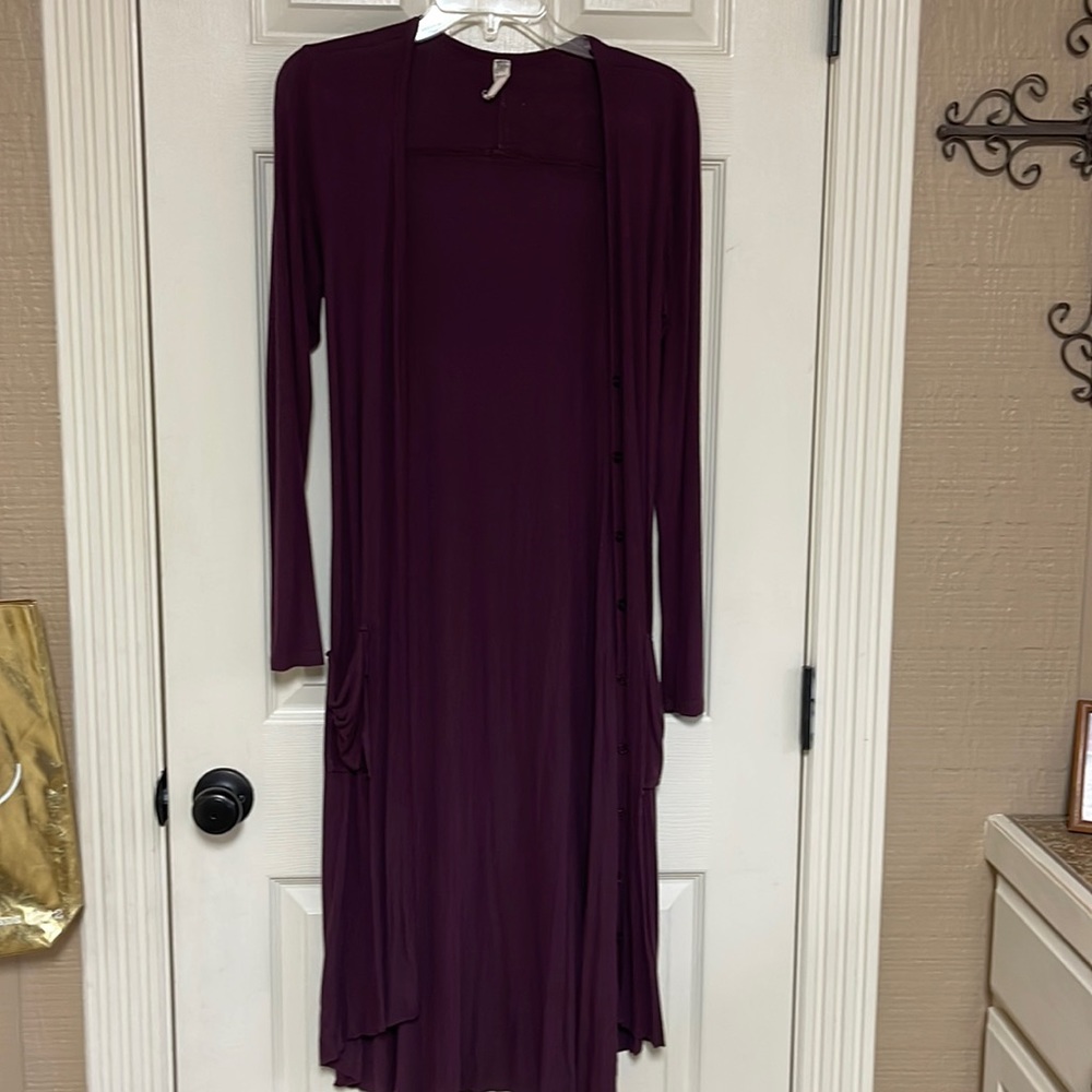 By Together cardigan. Wine color. Size small. Great condition!!